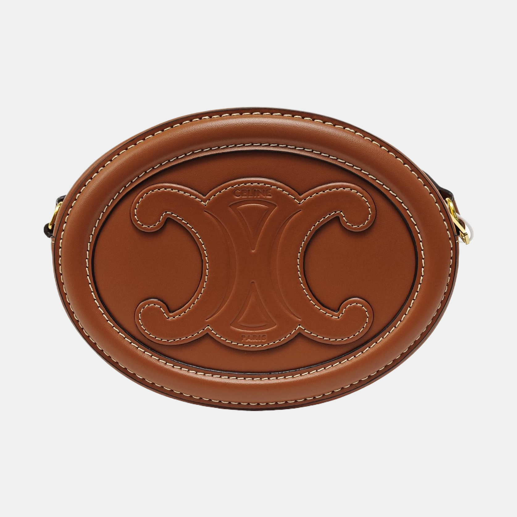 TRIOMPHE Small Calfskin Brown