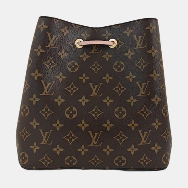 NÉONOÉ MM Monogram Coated Canvas Brown