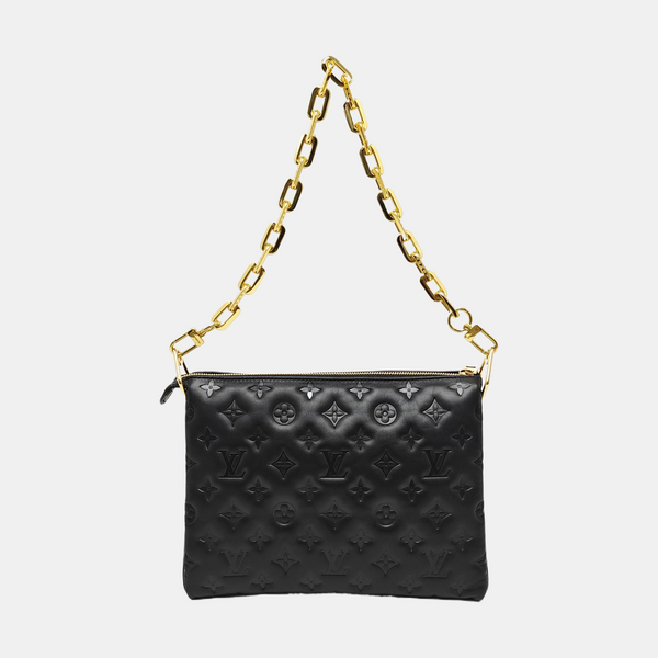 COUSSIN PM Lambskin Black