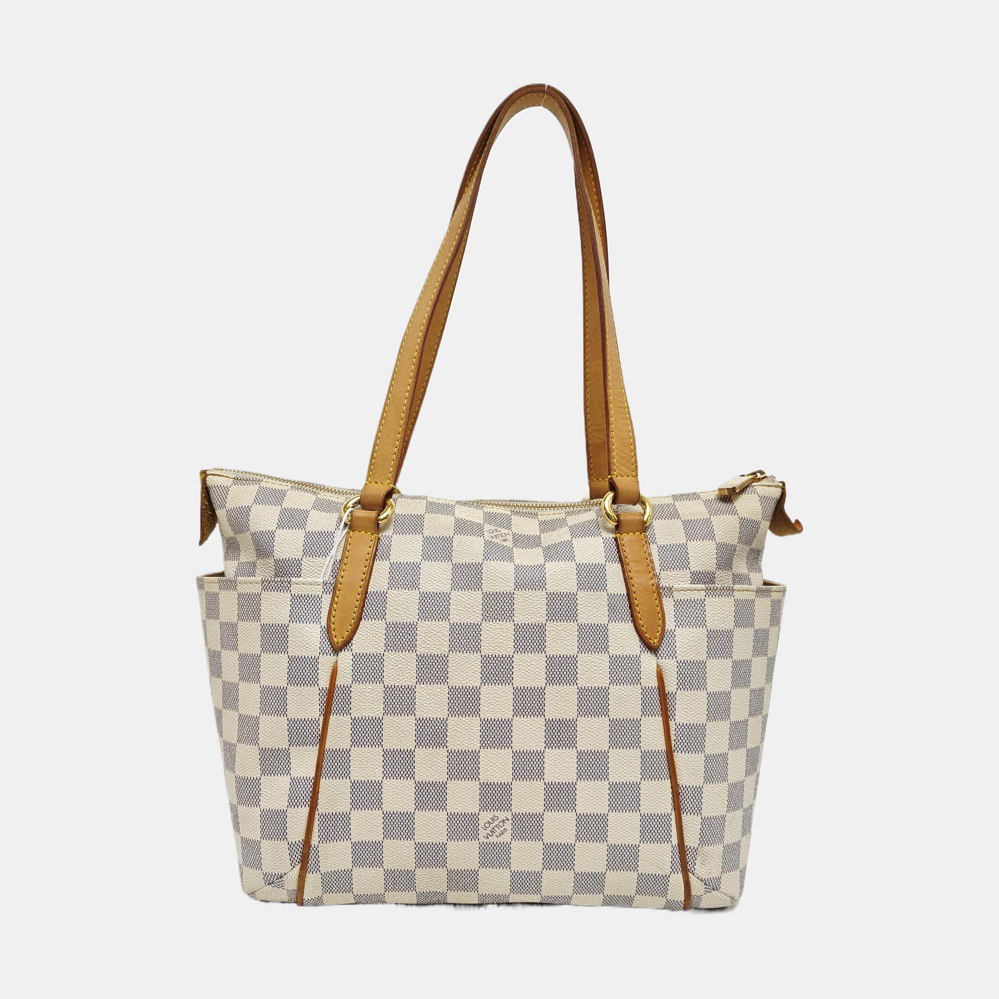 TOTALMENTE Lona revestida Damier Azur Blanca