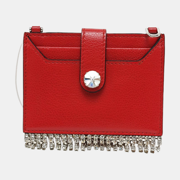 Fringed Calfskin Red