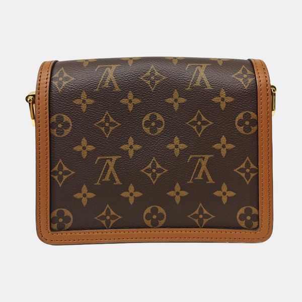 DAUPHINE Mini Monogram Coated Canvas Brown