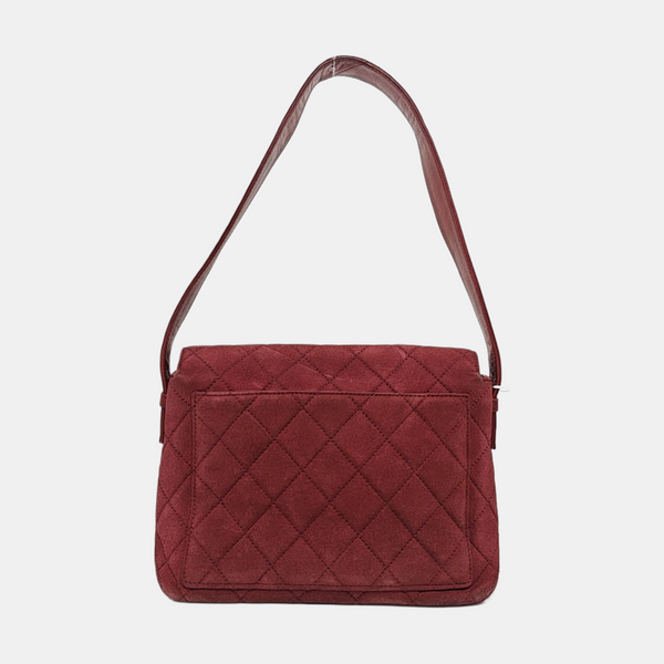 Quilted Suede Red