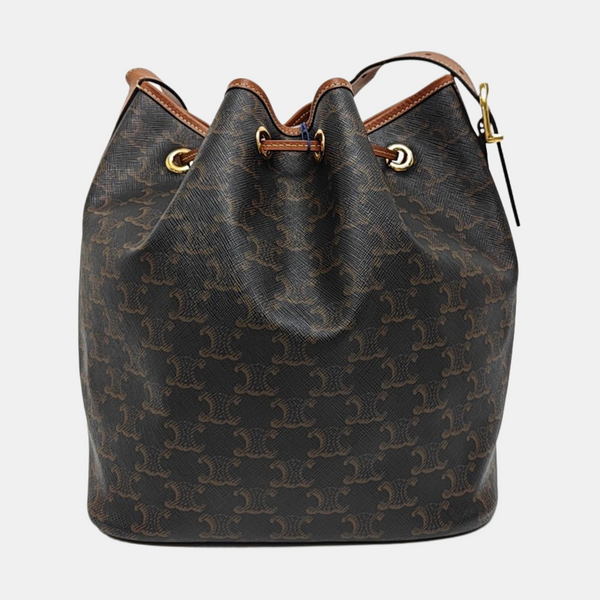 TRIOMPHE CANVAS Medium Coated Canvas Brown