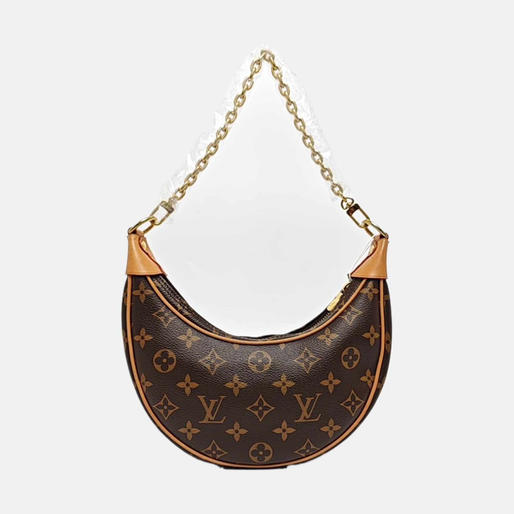 LOOP Monogram Coated Canvas Brown