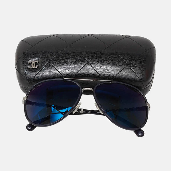 Synthetic Sunglasses Black