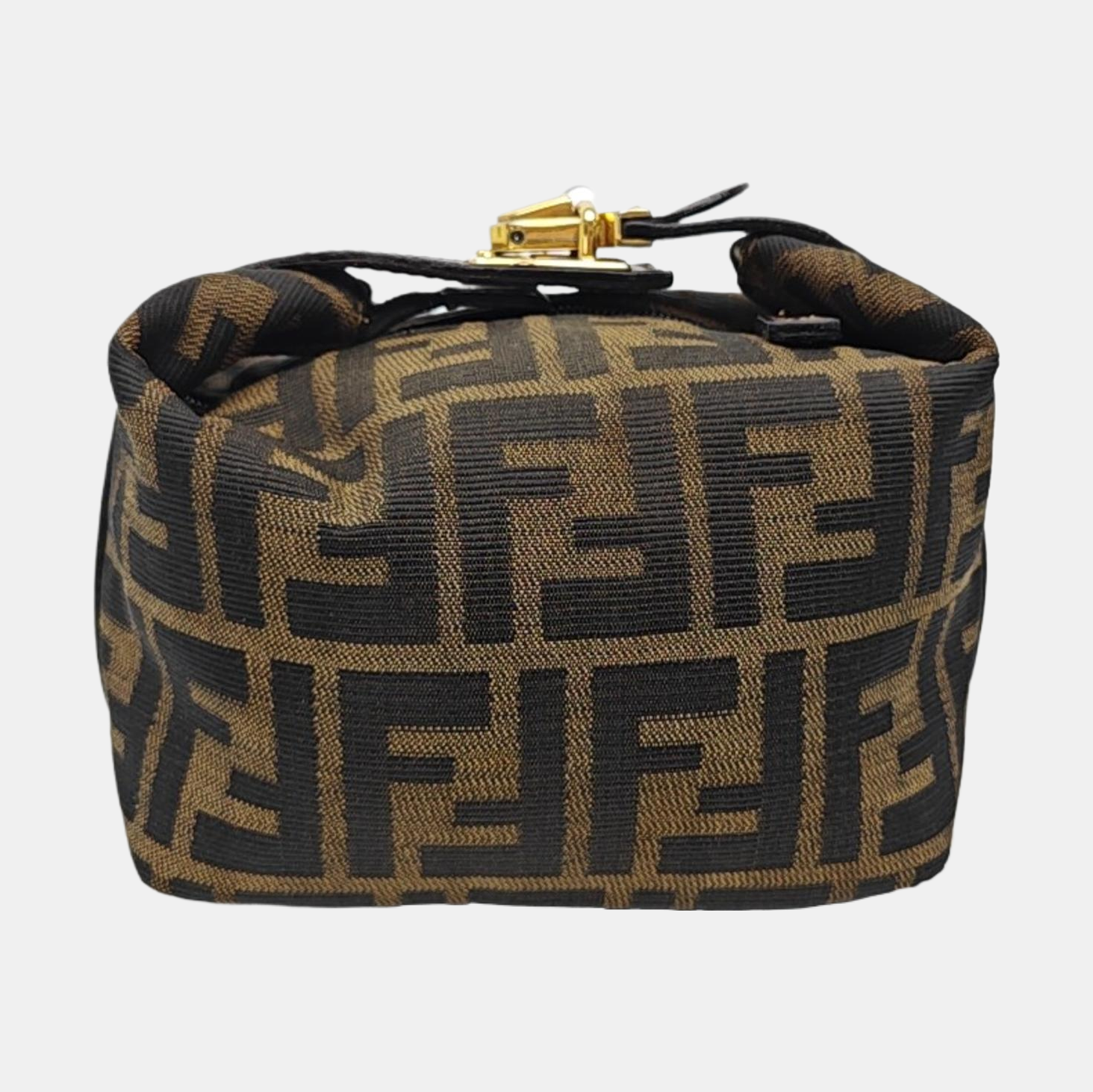 Canvas Top Handle Bag Brown