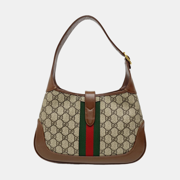 Jackie 1961 Small Monogram Coated Canvas Beige