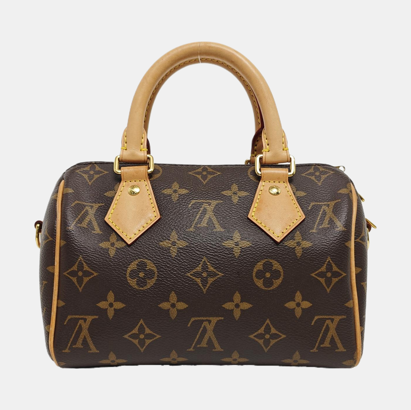 SPEEDY 20 Monogram Coated Canvas Brown
