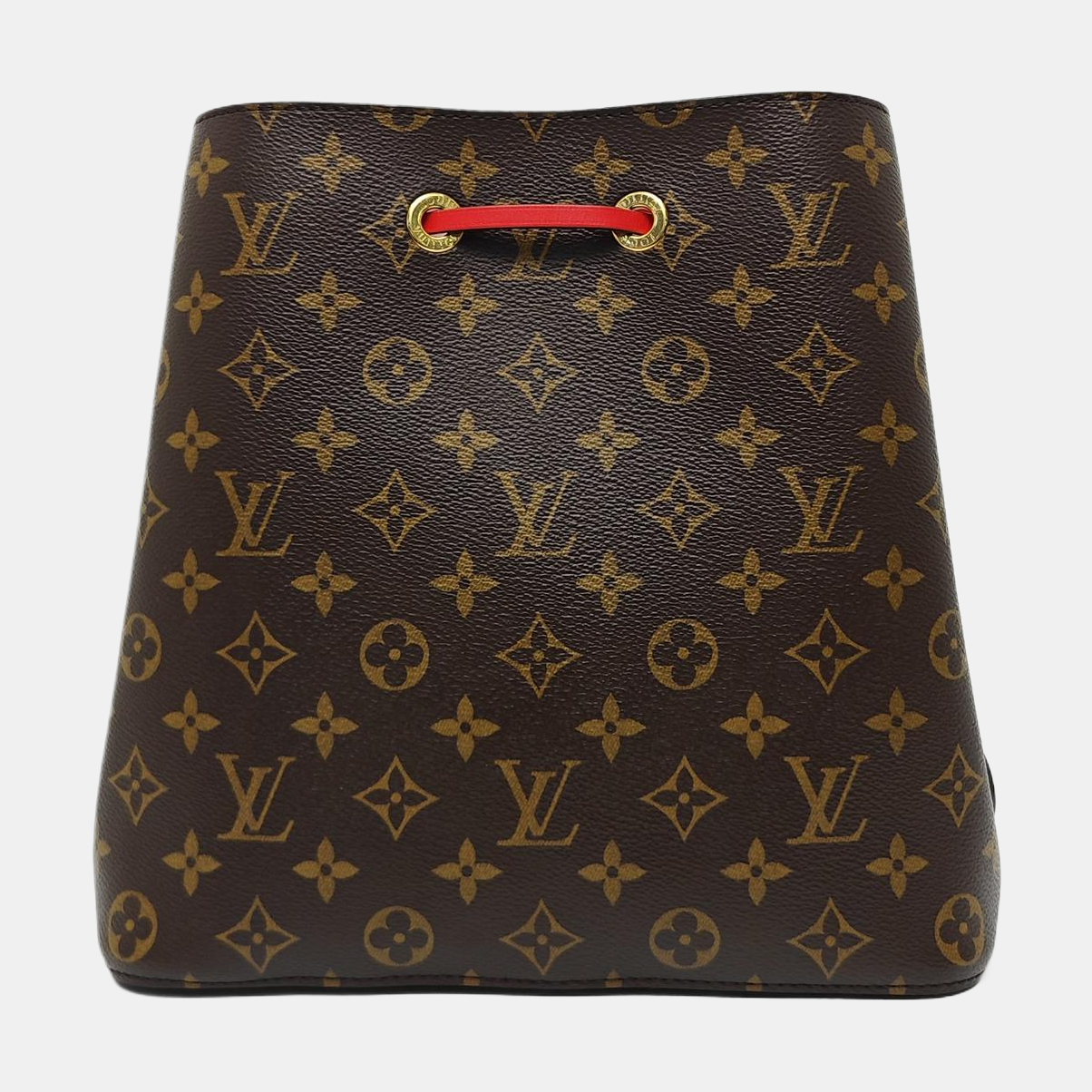 NÉONOÉ MM Monogram Coated Canvas Brown