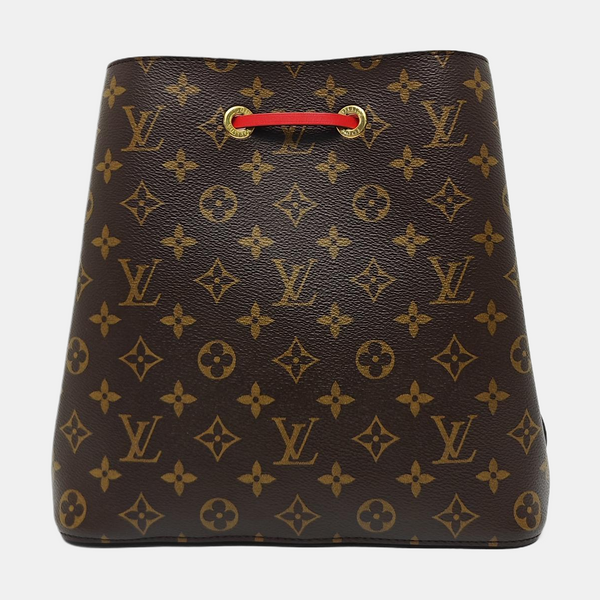 NÉONOÉ MM Monogram Coated Canvas Brown