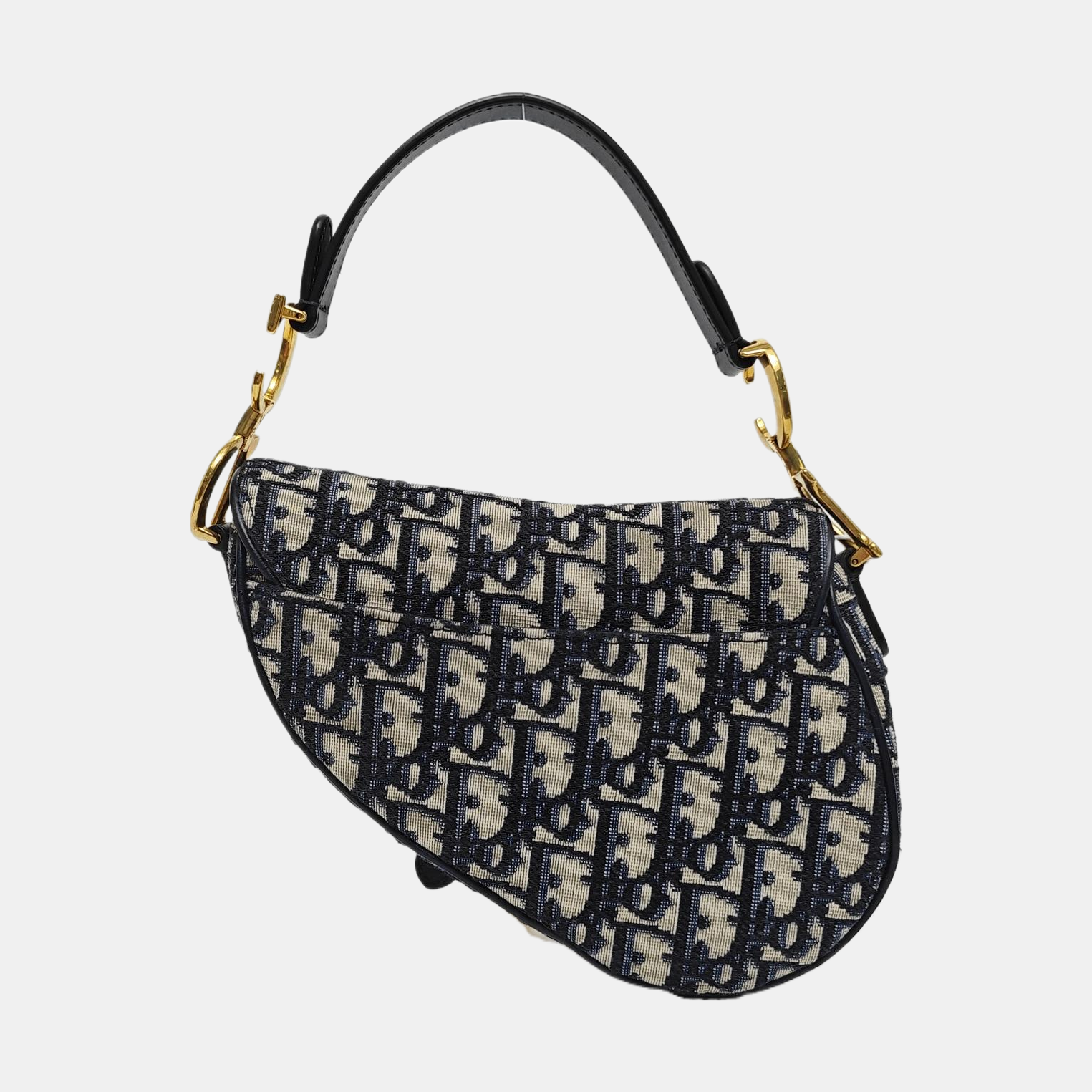 Saddle Mini Oblique Canvas Blue