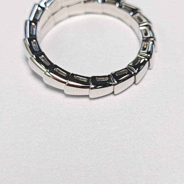 SERPENTI 18k White Gold Silver Ring EU 60