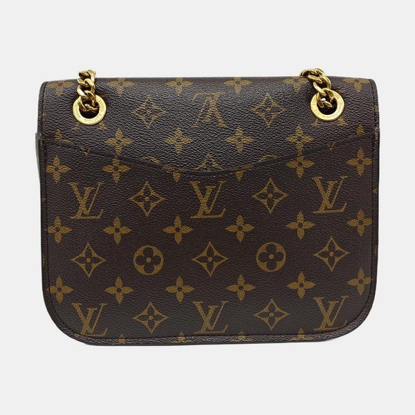 PASSY Monogram Coated Canvas Brown