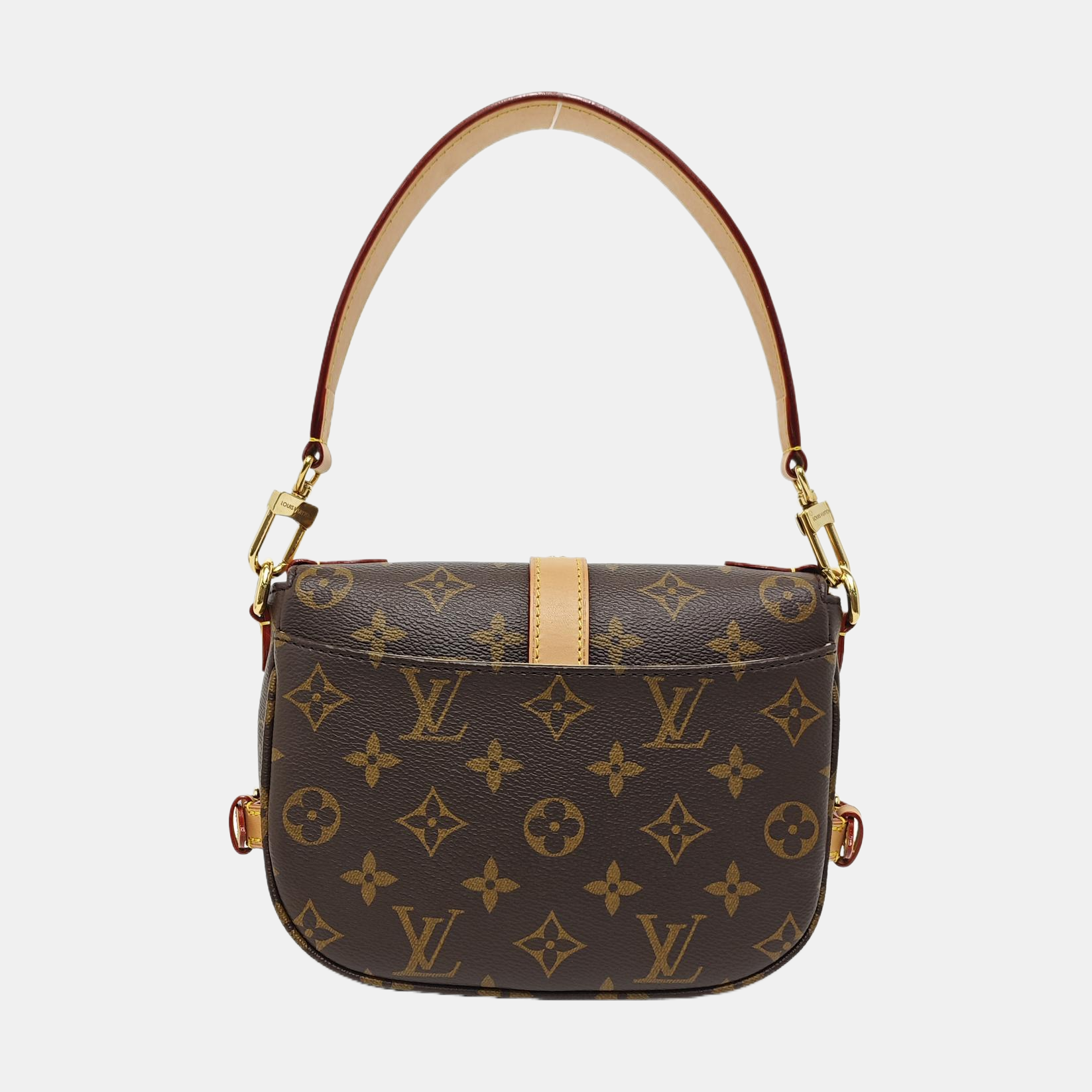 SAUMUR BB Monogram Coated Canvas Brown