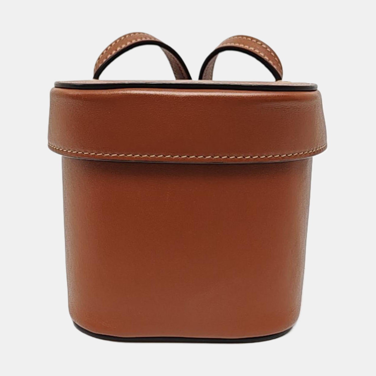 Calfskin Shoulder Bag Brown
