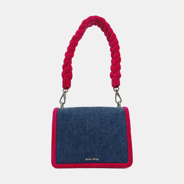 Denim Shoulder Bag Blue