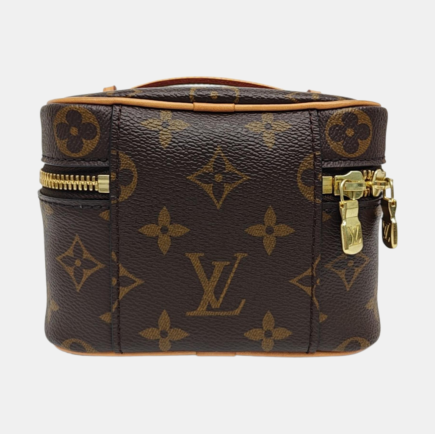 NICE Super Mini Monogram Coated Canvas Brown