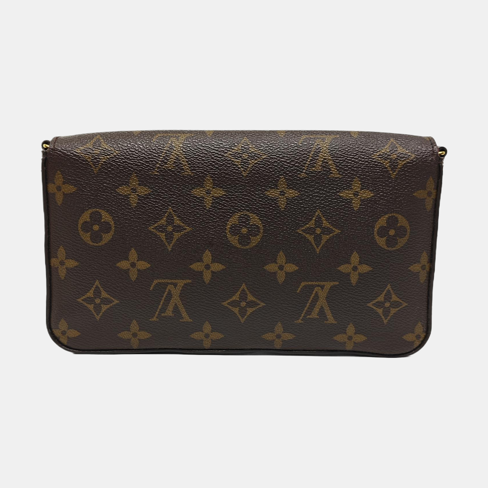 FÉLICIE Monogram Coated Canvas Brown