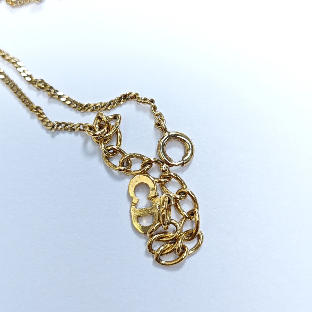 Petit CD Metal Gold Necklace