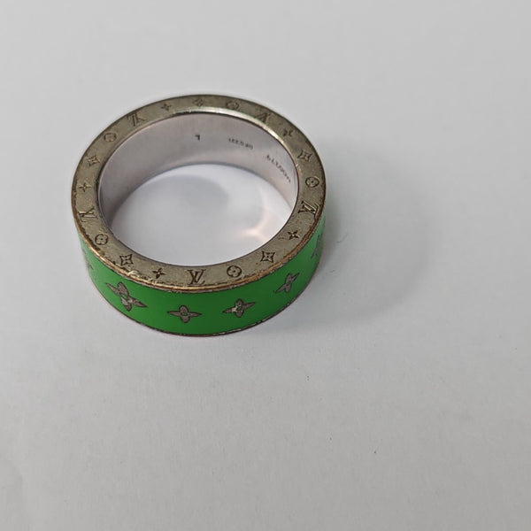 Metal Green Ring EU 61