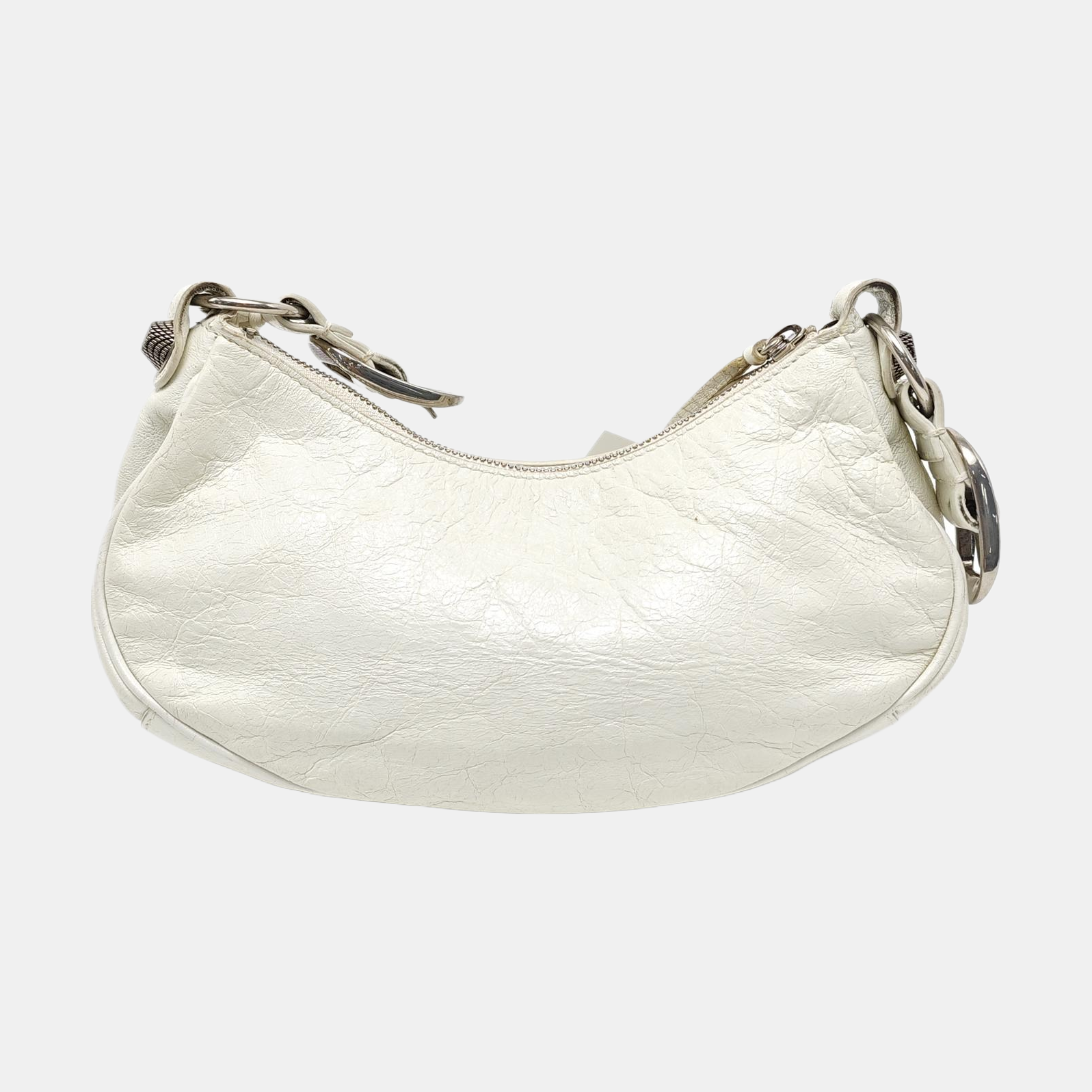 Le Cagole Small Lambskin White