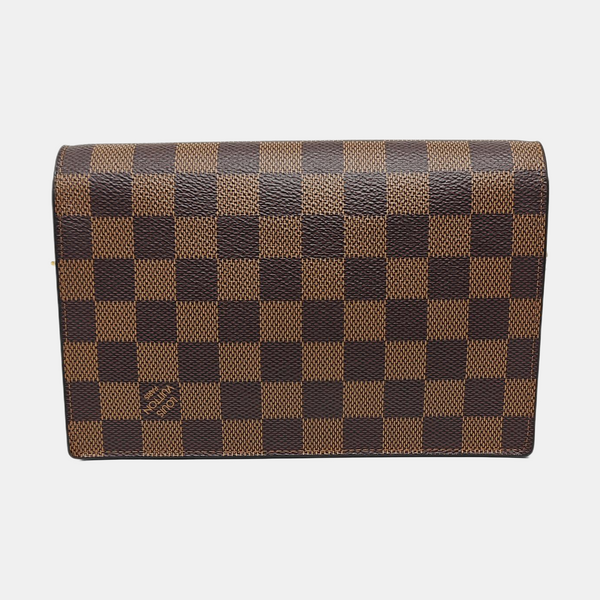 VAVIN Damier Ebene Coated Canvas Brown