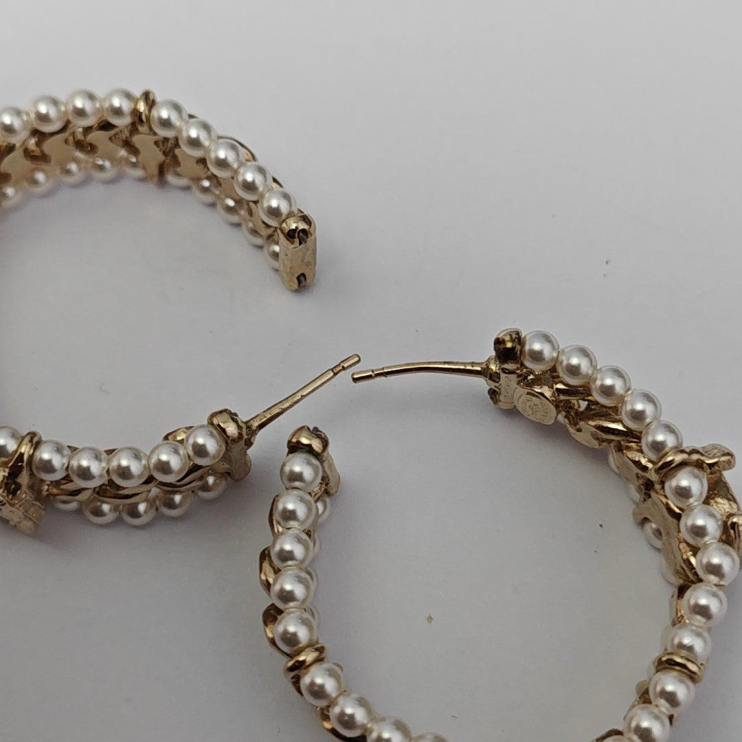 Metal Gold Stud Earrings