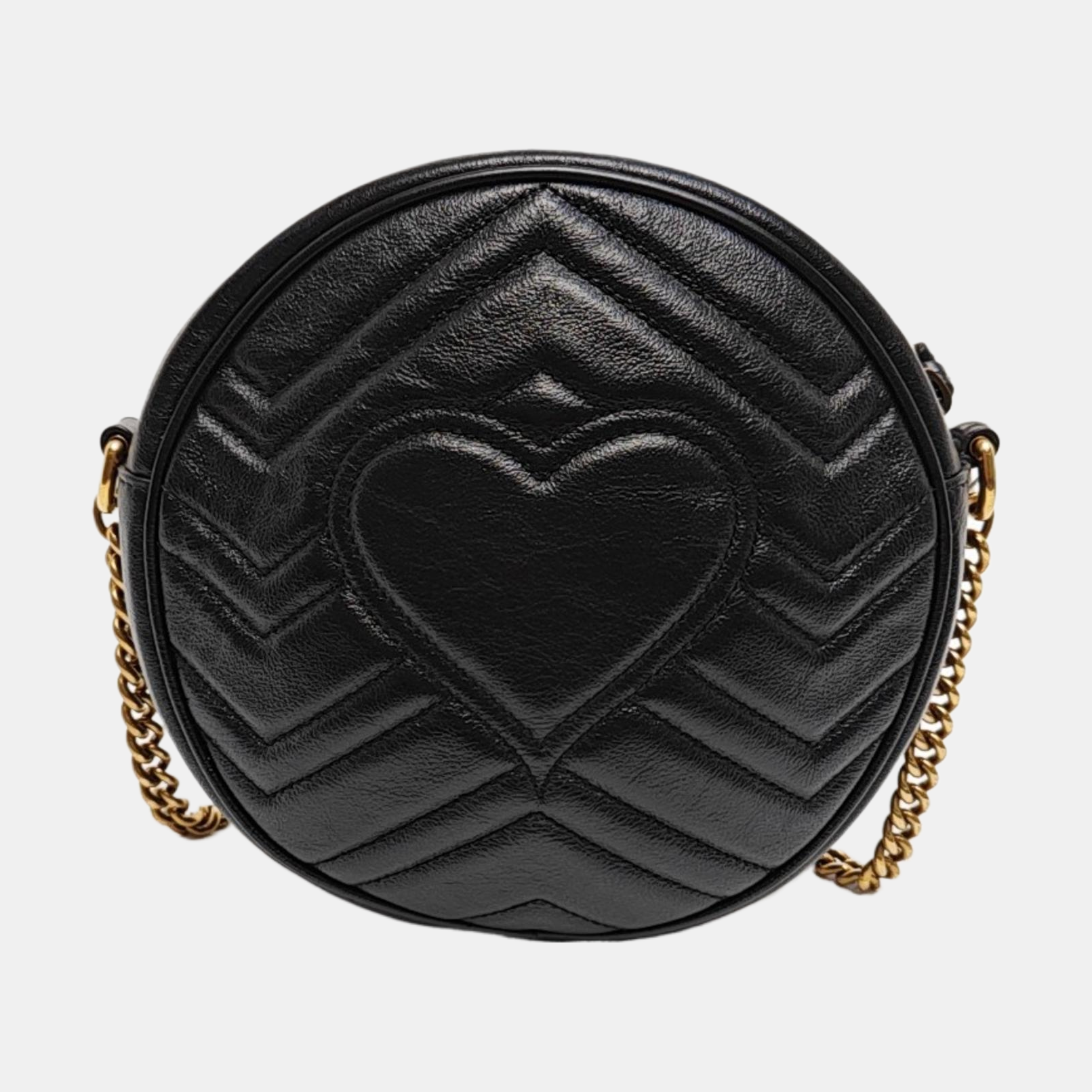 GG Marmont Mini Quilted Calfskin Black