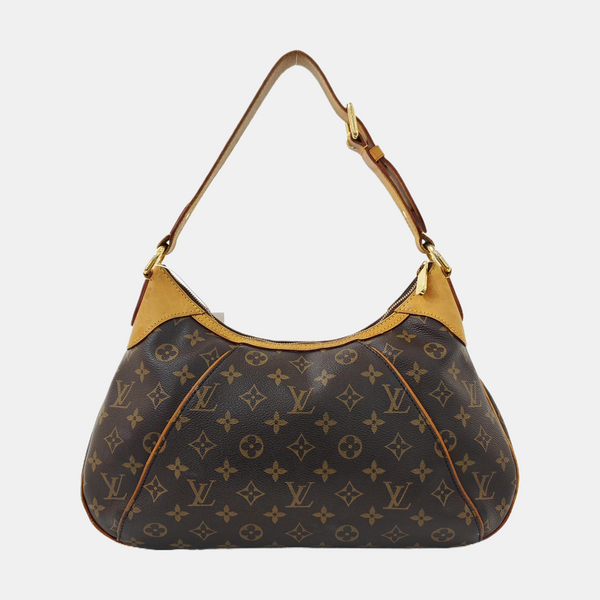 VINTAGE THAMES GM Monogram Coated Canvas Brown