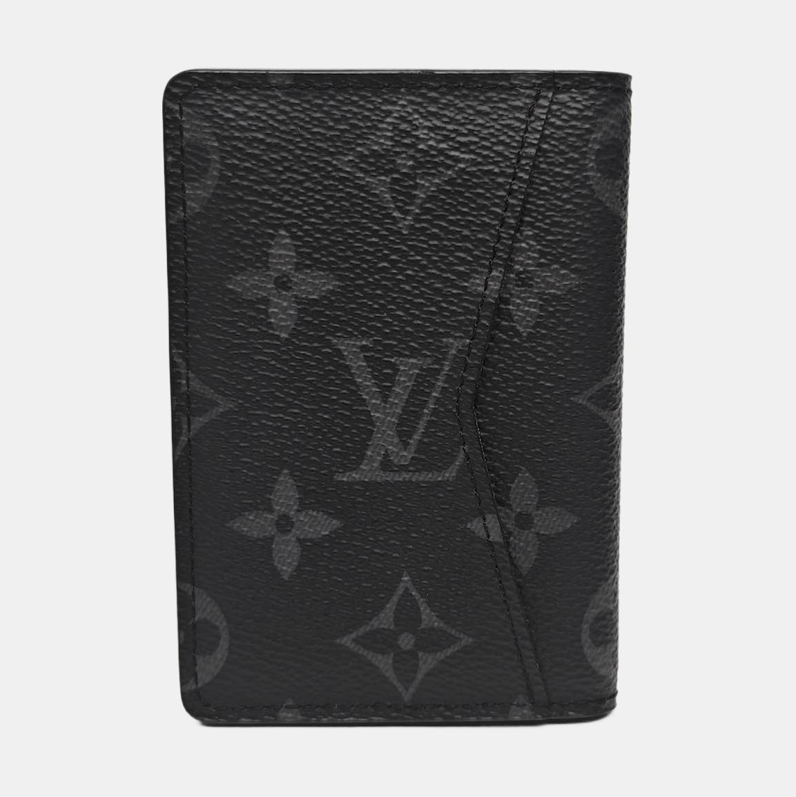 Monogram Coated Canvas Card Holder Mini Black