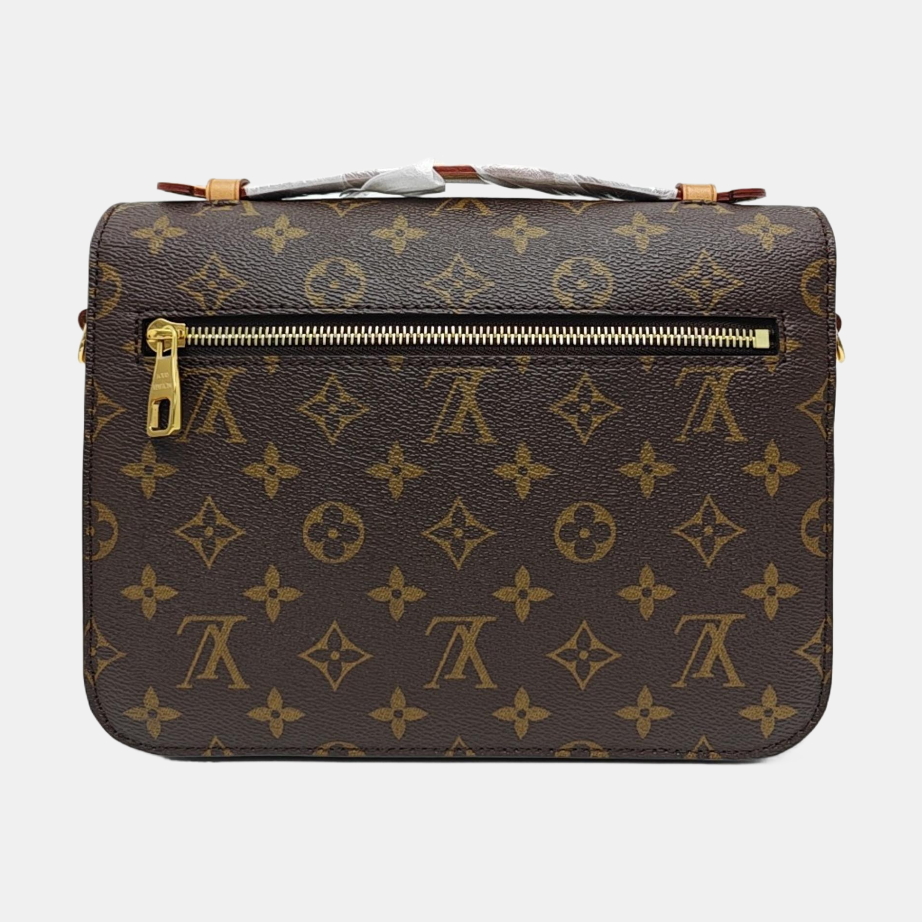 MÉTIS MM Monogram Coated Canvas Brown