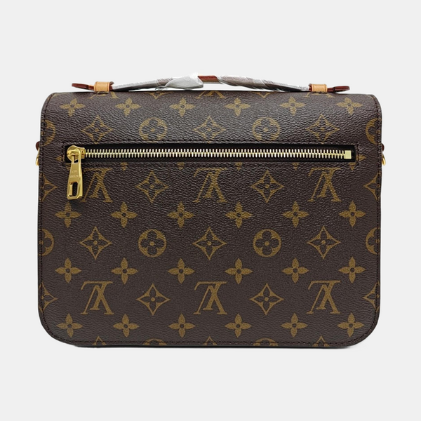 MÉTIS MM Monogram Coated Canvas Brown
