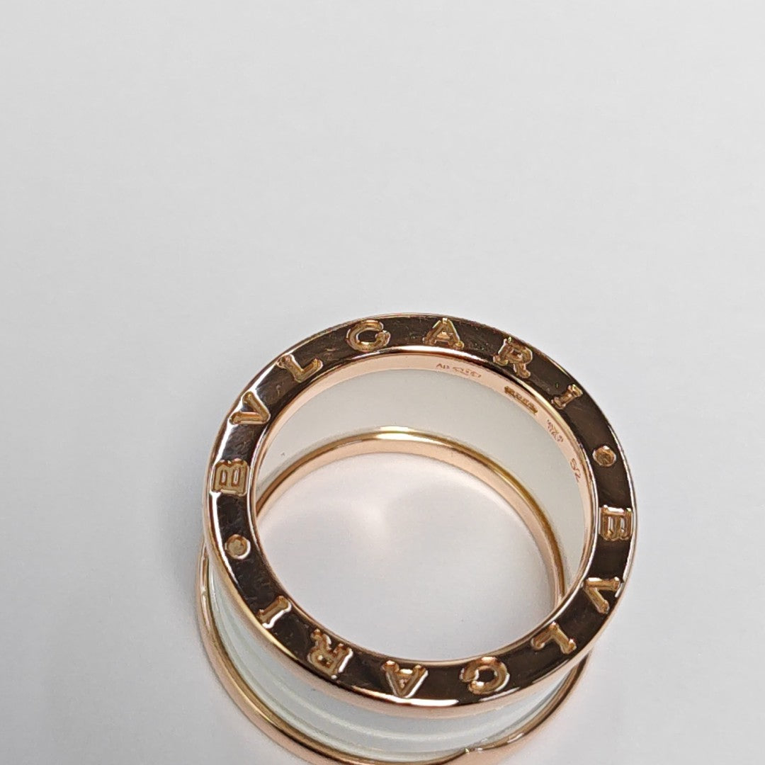 B.ZERO1 18k Rose Gold Ring EU 52