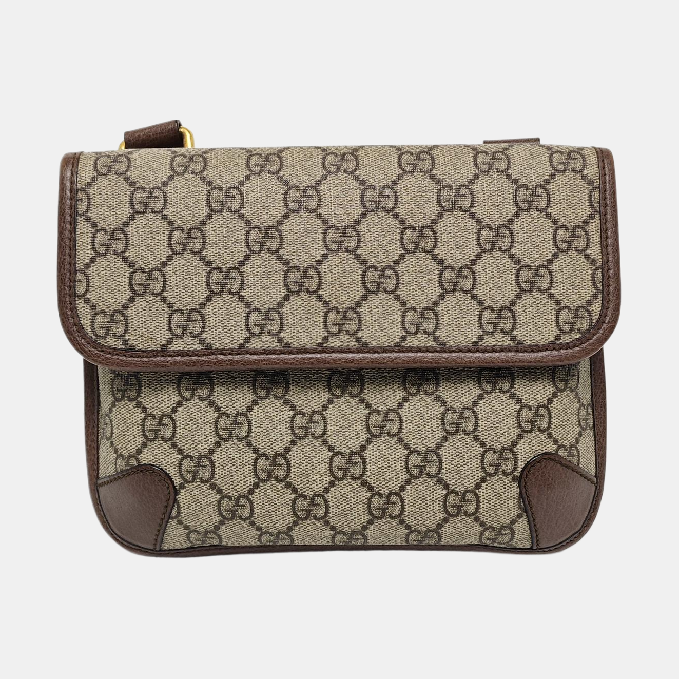 Neo Vintage Small Monogram Coated Canvas Beige