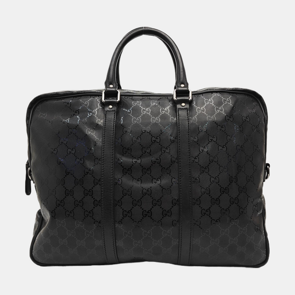 GG Imprime Monogram Coated Canvas Black