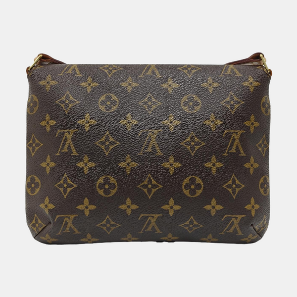 MUSETTE TANGO Monogram Coated Canvas Brown