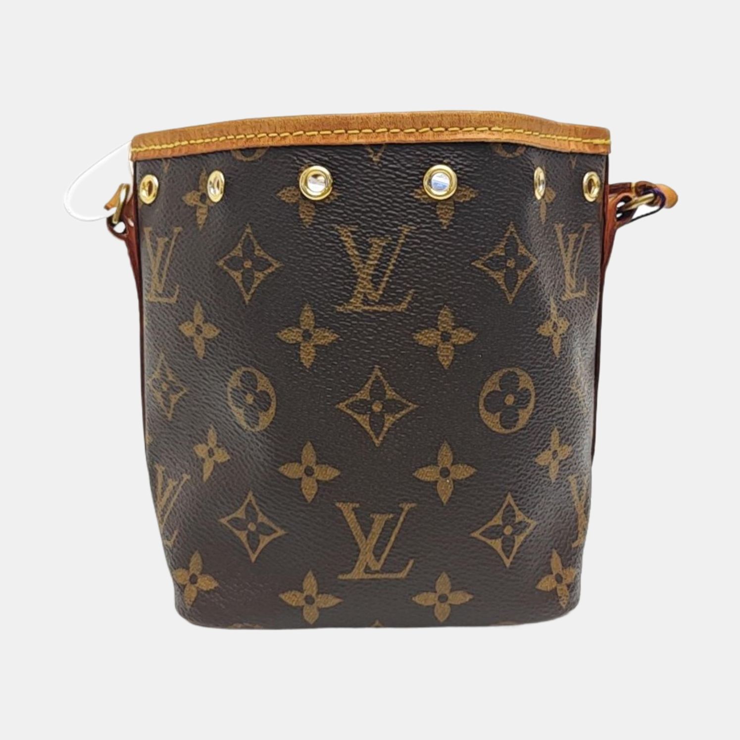 NÉONOÉ Nano Monogram Coated Canvas Brown
