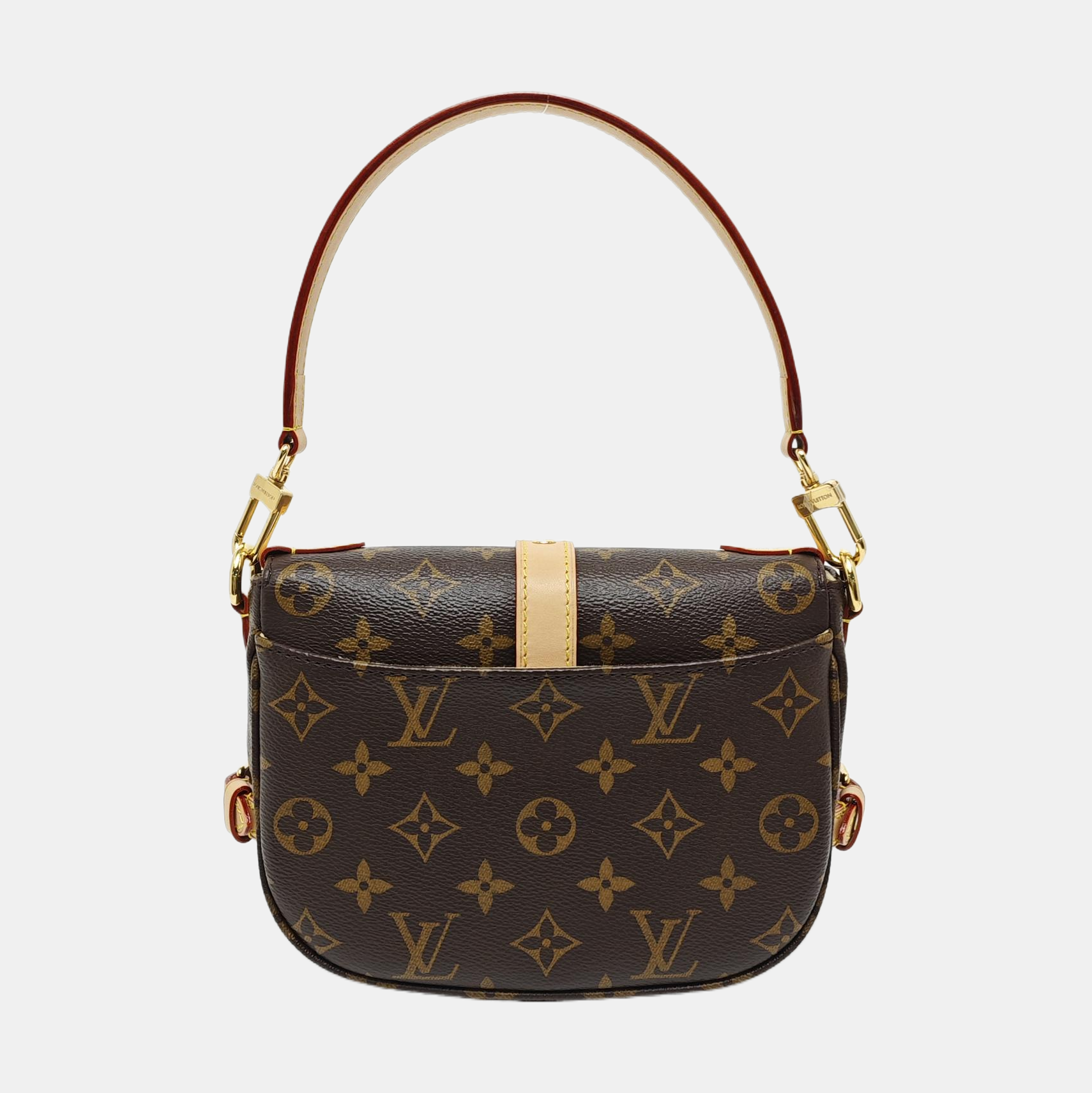 SAUMUR BB Monogram Coated Canvas Brown