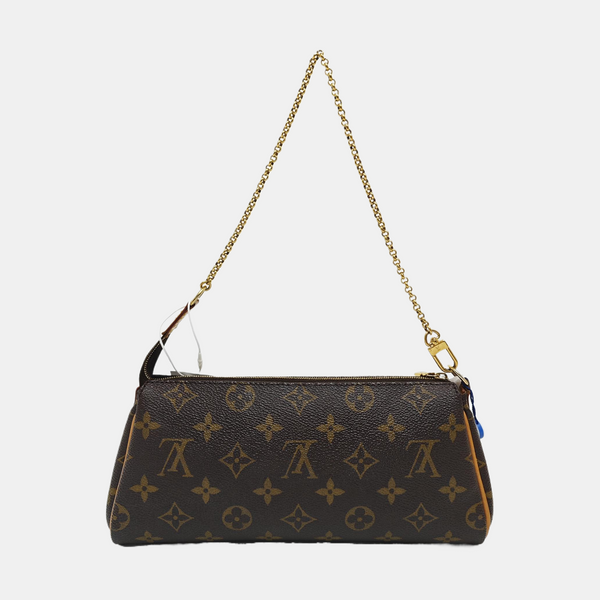 EVA Monogram Coated Canvas Brown