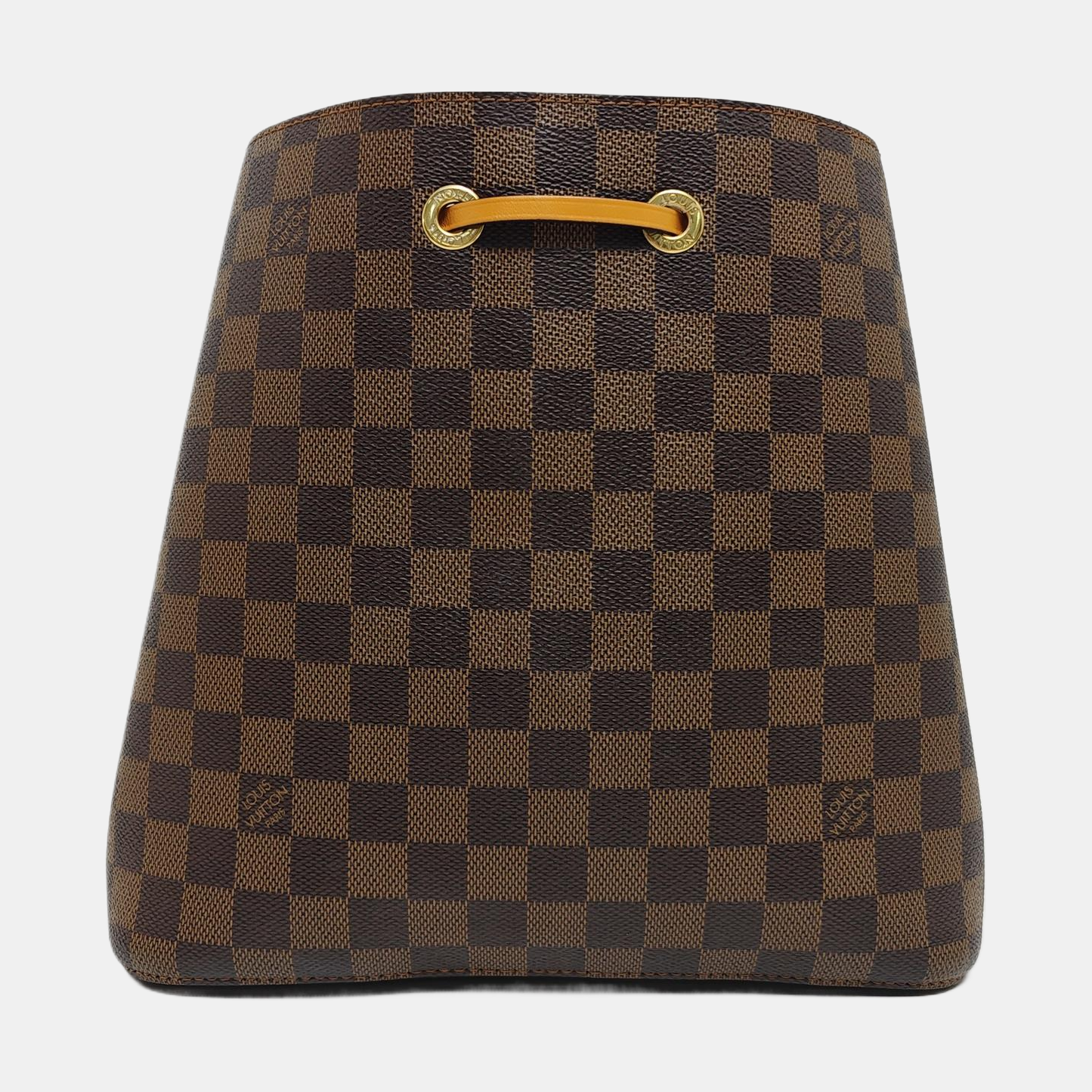 NÉONOÉ MM Damier Ebene Coated Canvas Brown