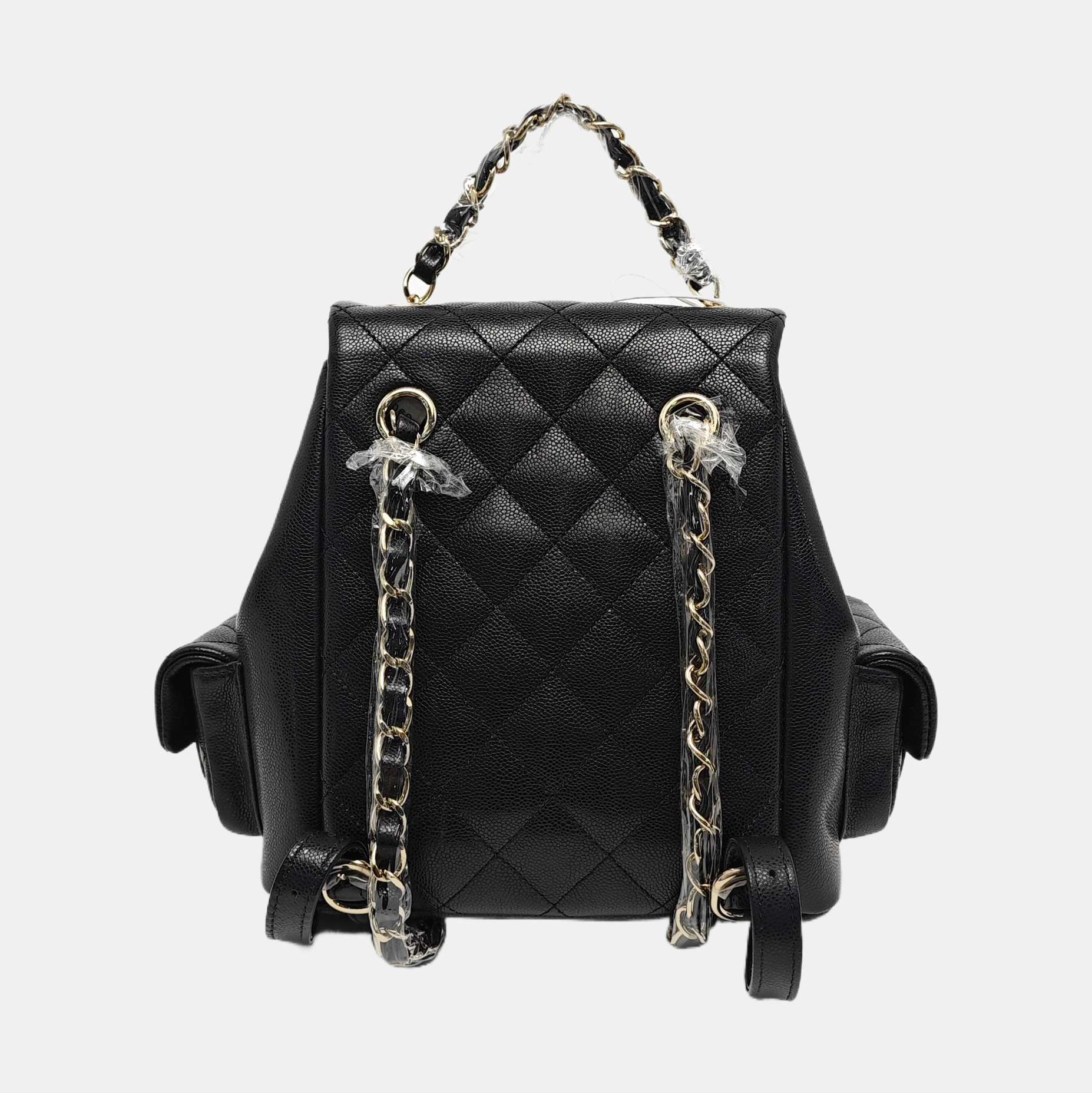 DUMA Quilted Grained Calfskin Black