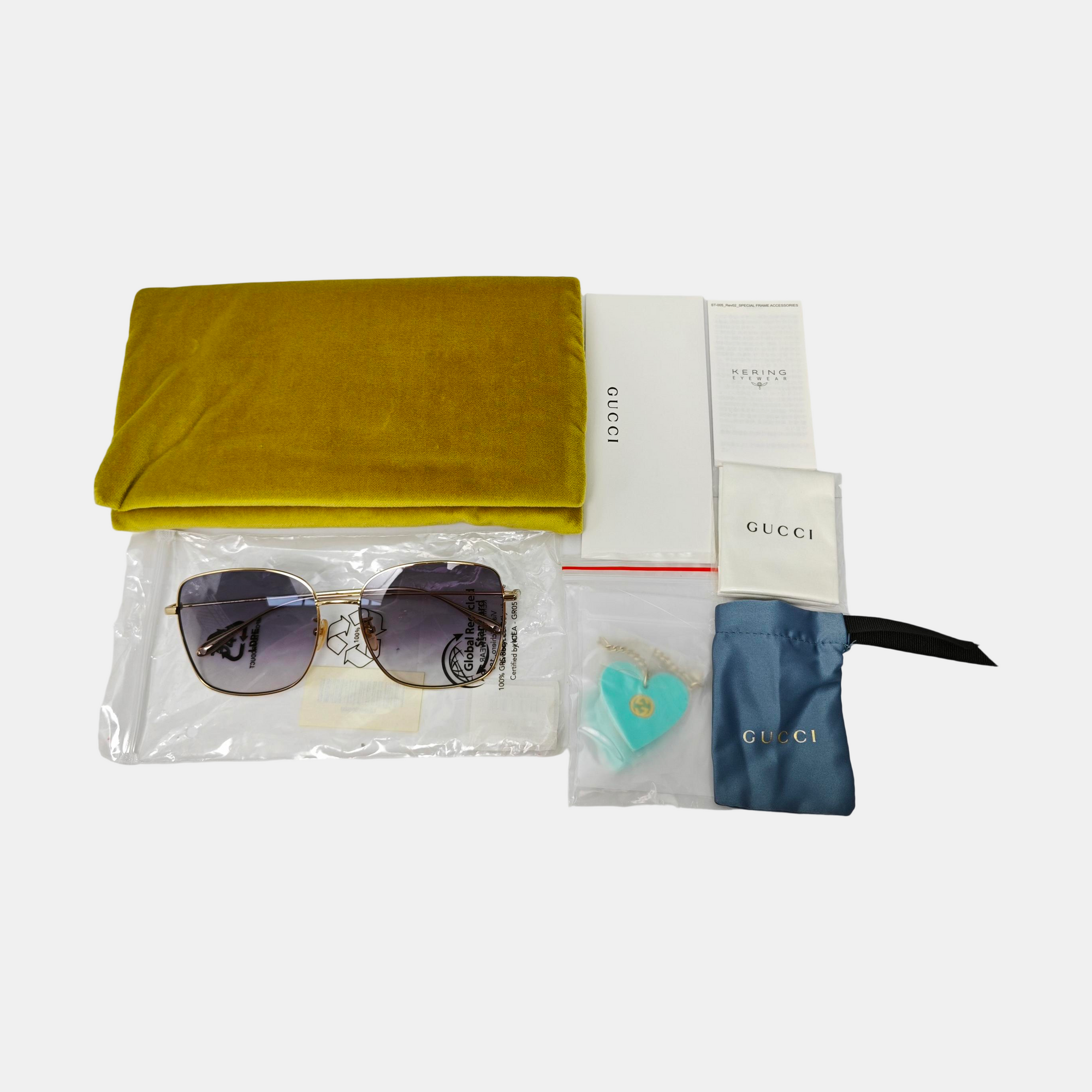 Metal Sunglasses Gray