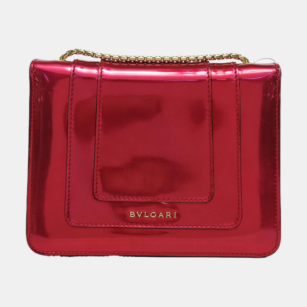 SERPENTI FOREVER Small Patent Leather Red
