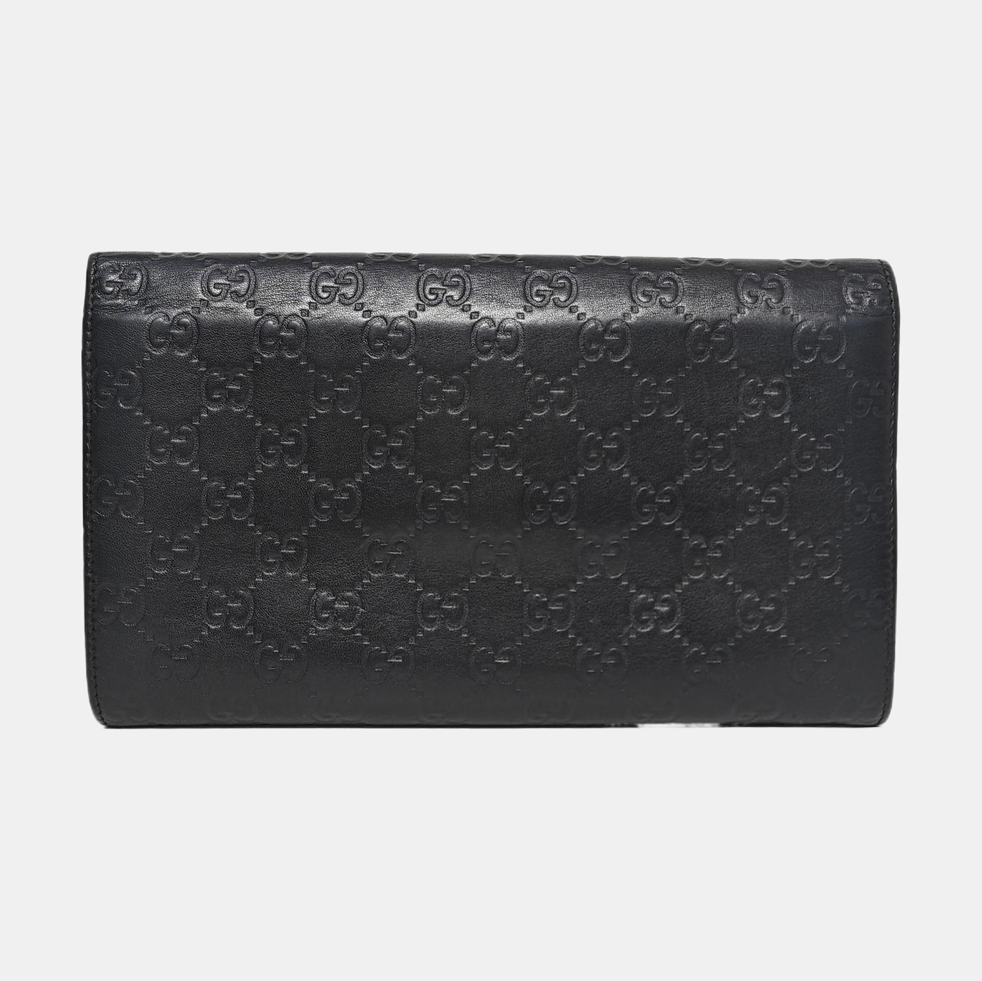 Monogram Calfskin Clutch Black