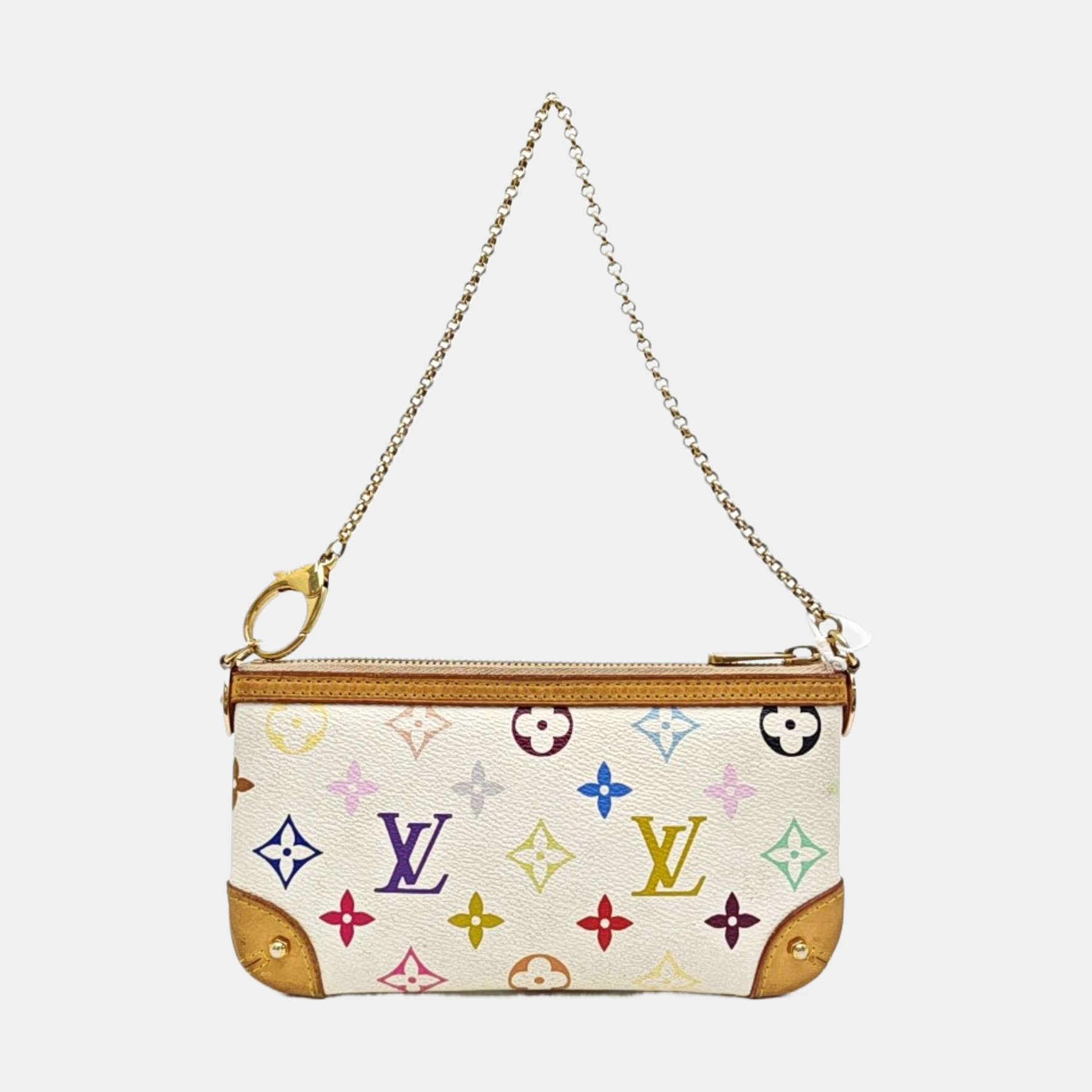 LV × TM VINTAGE MILLA Monogram Coated Canvas White