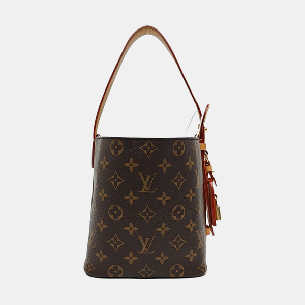 ALL IN Monogram Coated Canvas Brown