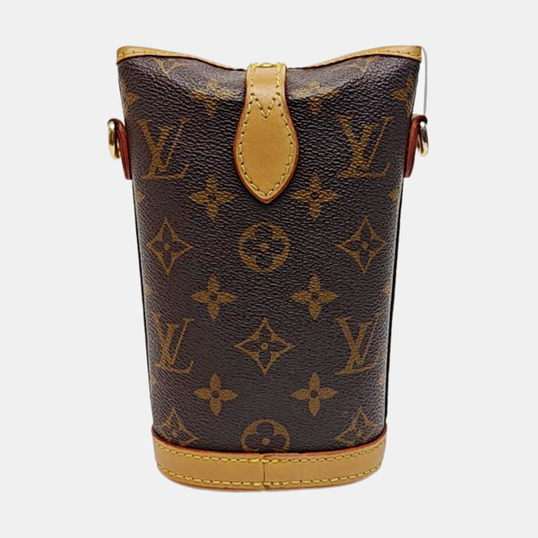 FOLD ME Monogram Coated Canvas Brown