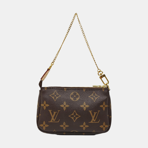 ACCESSOIRES Mini Monogram Coated Canvas Brown