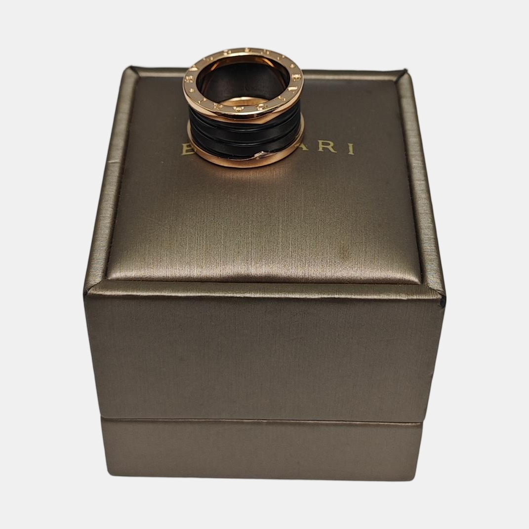 B.ZERO1 18k Rose Gold Ring EU 52
